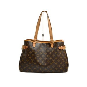 LOUIS VUITTON Batignolles Horizontal Monogram Brown Beige Coated Canvas Tote Bag